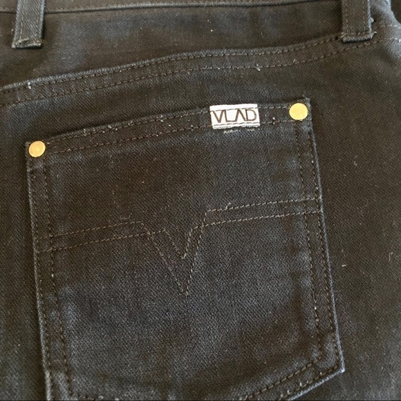 Custom Tailor-Made Black Denim Jeans Slim Fit Waist size 36 Inseam 33 - Picture 5 of 16